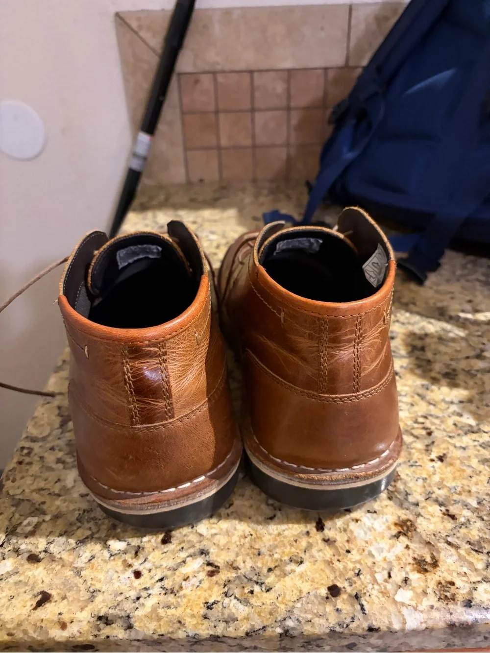 Steve Madden Men's Tan Leather Chukka Boots